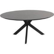 Locarno dining tafel antraciet HPL slate dia. 160 cm