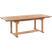JAVA  - Tuintafel - Lichtbruin - 90 x 160/220 cm - Acaciahout