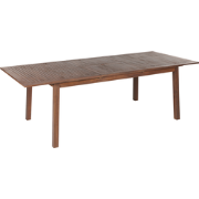 CESANA  - Tuintafel - Donkerbruin - 100 x 180/240 cm - Acaciahout