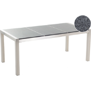 GROSSETO - Tuintafel - Donkergrijs - 90 x 180 cm - Graniet