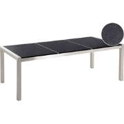 GROSSETO  - Tuintafel - Zwart - 100 x 220 cm - Graniet