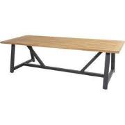 Noah Diningtafel Teak Antracite 260 x 100 cm