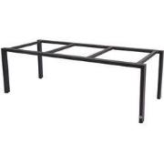 Goa tafelframe Antracite met tafelblad Ceramic Terrazzo 220 x 95 cm