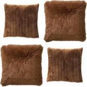 Dutch Decor KUSSENSET - 4-delig - Cosy Layers - 60x60 cm, 45x45 cm - i...