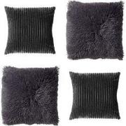 Dutch Decor KUSSENSET - 4-delig - Cosy Layers - 60x60 cm, 45x45 cm - i...