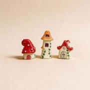 URBANJNGL - Feeëndorp - Decoratieve miniatuur huisjes - 3 stuks - ? 1 ...