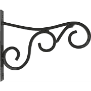 Haak metaal hanging basket l35b4h26