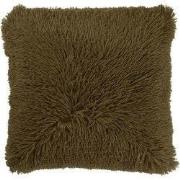 FLUFFY - kussenhoes 60x60 cm - superzacht - XL kussenhoes - Military O...