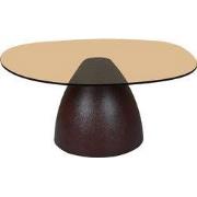 Brix - Salontafel - Brix Mylon Brown 86cm - Bruin