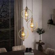 Hoyz Collection - Hanglamp Turn Around Getrapt 3-lichts - Beige