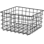 Panier filaire noir petit modèle - H16 cm