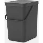 Sort & Go afvalemmer, 25 liter - Grey
