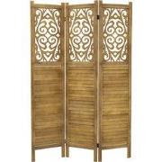 Kamerscherm 3-delig 170x121 cm opvouwbaar van hout Tokio ML-Design