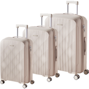 TONSAI - Set van 3 harde koffers - Lichtbeige - Polypropyleen