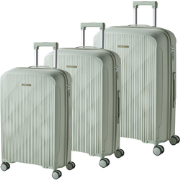 TONSAI - Set van 3 harde koffers - Lichtgroen - Polypropyleen