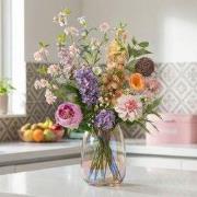 URBANJNGL - Kunstbloemen Boeket - Pastel Meadow Deluxe - Real Touch - ...