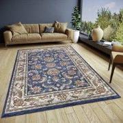 Klassiek vloerkleed - Reni Blauw/Crème - 140 X 200 CM