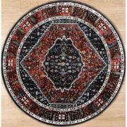 Picasso Paloma Rond Vintage Vloerkleed - Terra / Oranje - Laagpolig- 1...