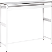 MAENZA - Tuin bartafel - Wit - Staal