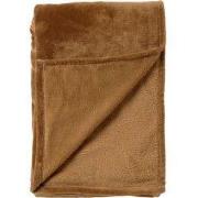 BILLY - Plaid 150x200 cm - flannel fleece - superzacht - Tobacco Brown...