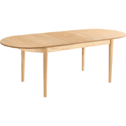 CLAVET - Uitschuifbare eettafel - Lichtbruin - 180/220 x 90 cm - MDF