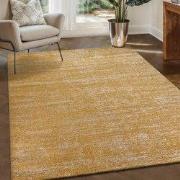 Relax Oslo - Laagpolig Effen Vloerkleed - Modern Tapijt - Geel Goud- 3...