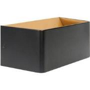 Landelijke Metalen Highlight Stretto Large LED Wandlamp - Zwart