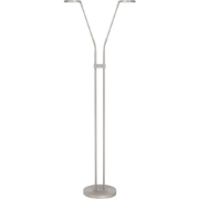Moderne Vloerlamp Palma Nikkel