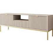 Meubella - TV-Meubel Navil 2 - Beige - 154 cm