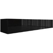 Meubella - TV-Meubel Flame XL - Zwart - 180 cm