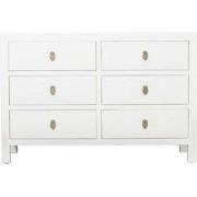 Fine Asianliving Chinese Ladenkast Sneeuw Wit B120xD40xH80cm