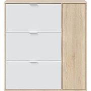 Schoenenkast met 3 kleppen en 1 deur 30 paar - L106 cm