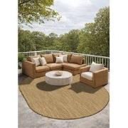 Brussels Uni Buitenkleed – Ovaal - Effen Indoor & Outdoor Vloerkleed –...