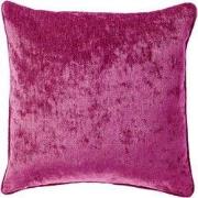 LEWY - sierkussen 45x45 cm - glansvelours - Festival Fuchsia - roze