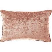 LEWY - kussenhoes 30x50 cm - glansvelours - Old Rose - rose