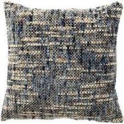 NORET - kussenhoes 45x45 cm - chenille - Indian Teal - blauw