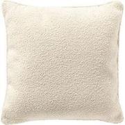 ONNO - kussenhoes 60x60 cm - bouclé - Snow White - wit