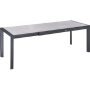 BINASCO - Tuintafel uitschuifbaar - Grijs - HPL/Aluminium