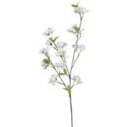 Blossom spray white 90 cm