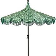 Edelman Kelly stokparasol donker groen - Ø235 x 238 cm