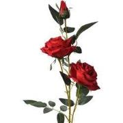 Clayre & Eef Kunstbloem Roos 94 cm Rood Kunststof