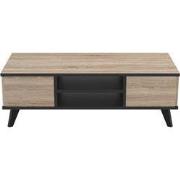 Salontafel 2 laden en 2 vakken L106,6 cm - Wayne