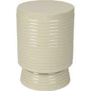 Bijzettafel Rond - IJzer Ivoor - 25x25x36cm - Sven