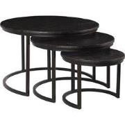 Livingfurn - Salontafel Jerrel Kala - 74x74x42 - Mangohout
