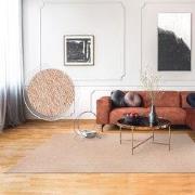 Laagpolig Vloerkleed Barnova Gemeleerd - Beige - 160x220 cm