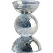 Light & Living - Kaarsenhouder ITINGA - Ø9.5x15.5 cm - Grijs