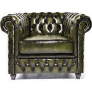 Chesterfield Eco Leather Line - Olive 1-zits