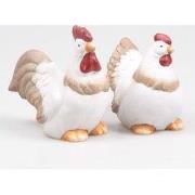 Kip en haan 30x16x30 cm