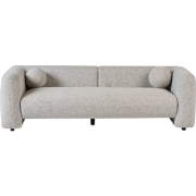 LEIREN - Driezitsbank - Beige - Stof