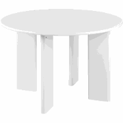 COSMO - Ronde eettafel - Wit - 100 cm - MDF
